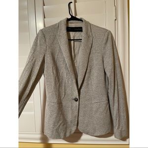 Zara Gray Fitted Blazer